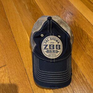 New Zac Brown Band Hat Southern Ground Embroidered Mesh Back Trucker Cap Gray